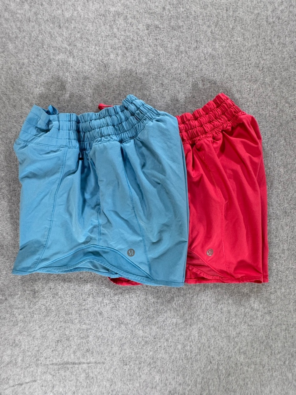 Lululemon Women's Athletic Shorts Duo - Blue & Pink Size 2
